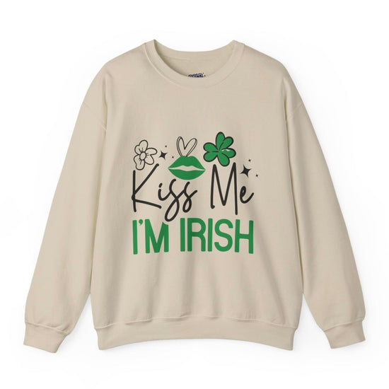 Kiss Me I’m Irish Sweatshirt - Bold Printed Tees