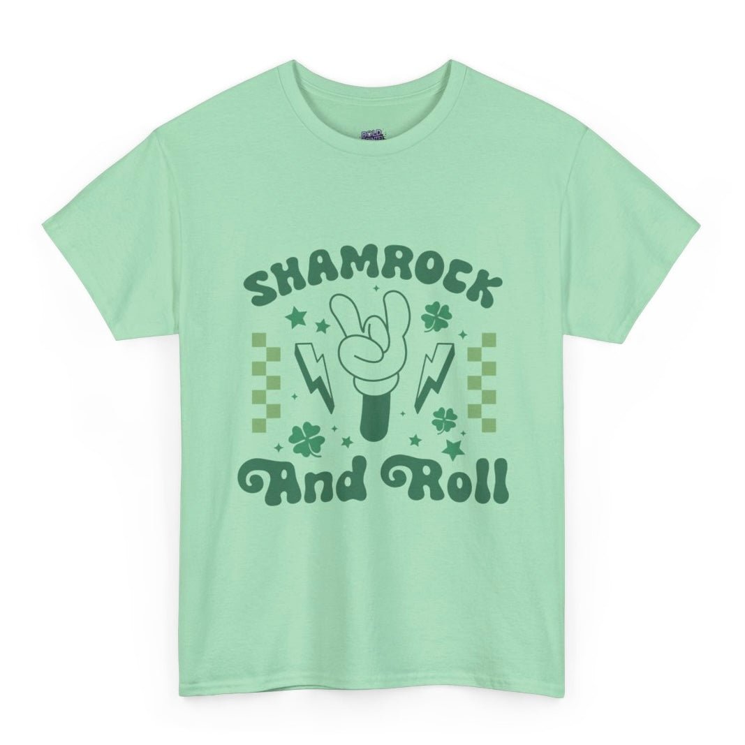 Shamrock and Roll T-Shirt - Bold Printed Tees