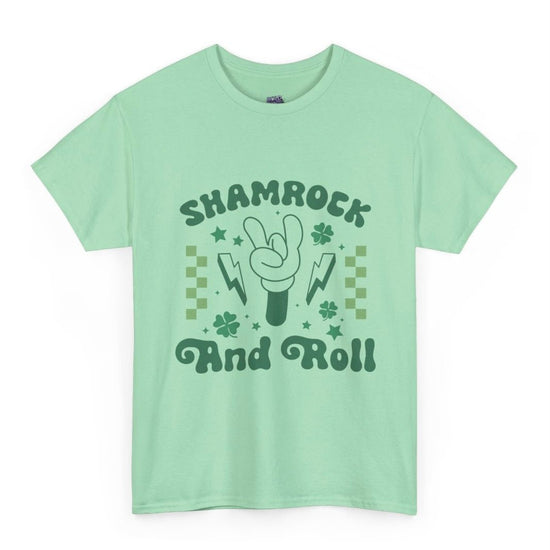 Shamrock and Roll T-Shirt - Bold Printed Tees