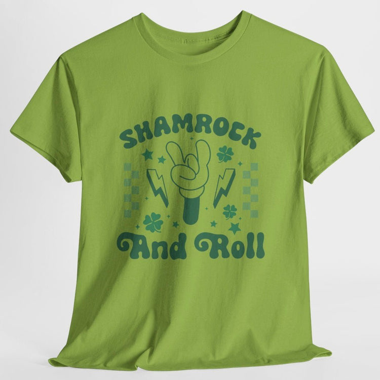 Shamrock and Roll T-Shirt - Bold Printed Tees