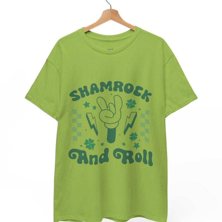 Shamrock and Roll T-Shirt - Bold Printed Tees