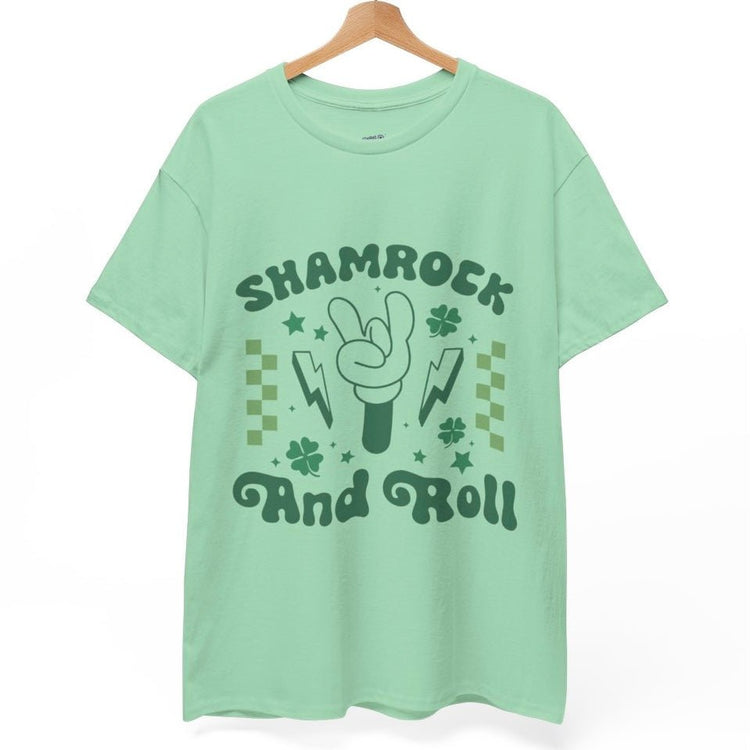 Shamrock and Roll T-Shirt - Bold Printed Tees