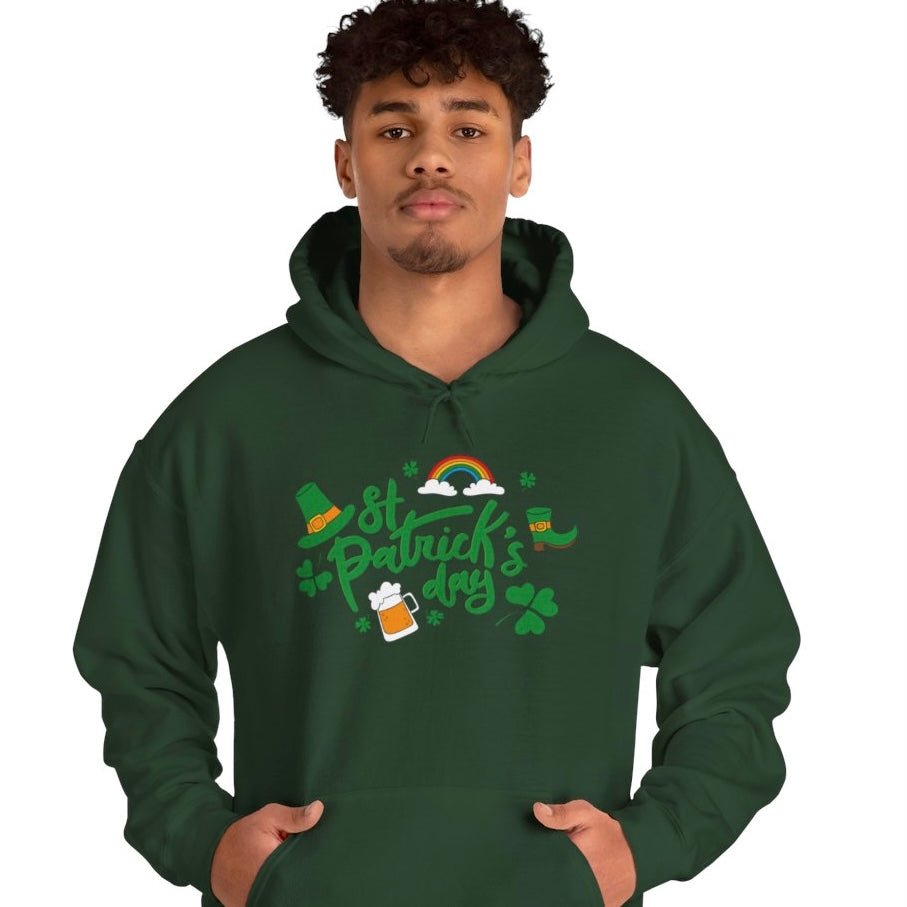 St. Patrick’s Day Hoodie - Bold Printed Tees