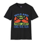 "Wild and Free Just Like the Sea" Beach Adventure Tee - Bold Printed Tees