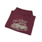 Old School Classic Car Hoodie | Vintage Retro Car Lover Pullover Sweatshirt - Bold Printed Tees
