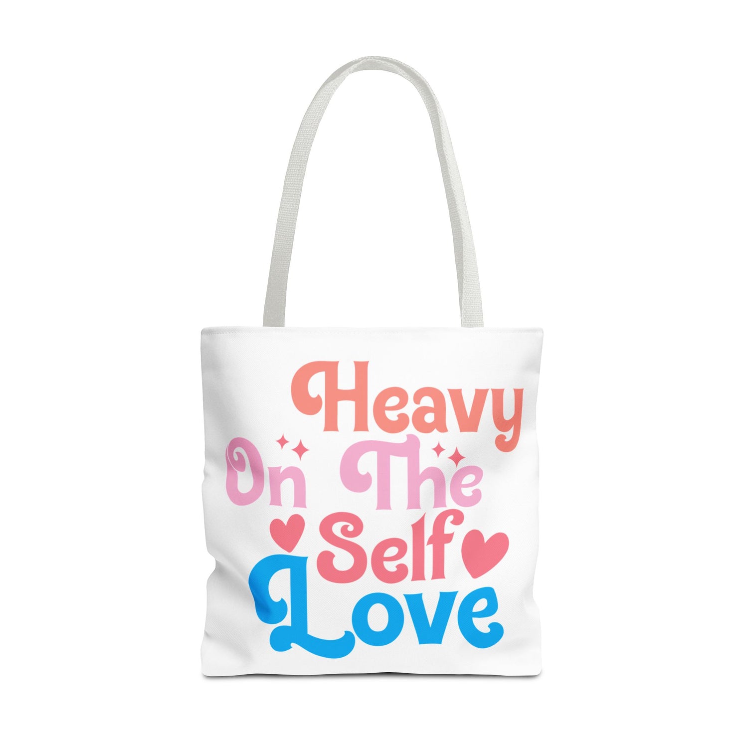 Tote Bag “Heavy On The Self Love" - Bold Printed Tees