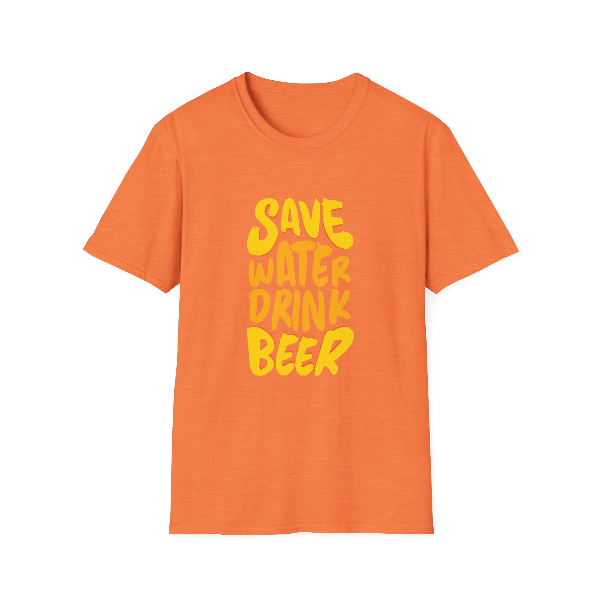 Save Water Drink Beer T-Shirt, Funny Gift for Beer Lovers, Unisex Graphic Tee,