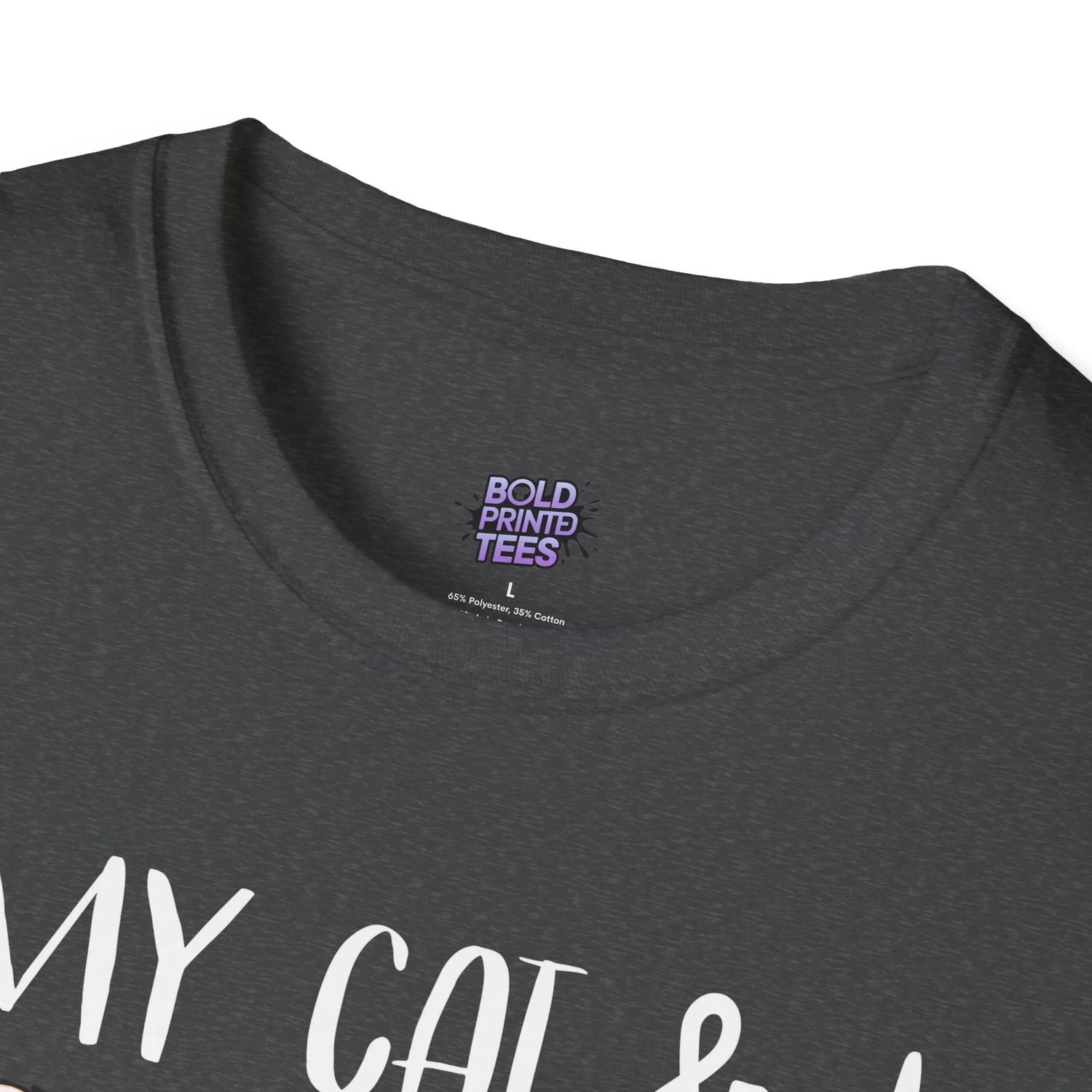 My Cat & I Talk Shit About You T-Shirt Funny Cat Lover Gift, Pet Parent Humor Tee - Bold Printed Tees