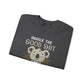 Inhale the Good Shit Exhale the Bad Shit Sweatshirt Funny Mindful Pullover Mindful Koala - Bold Printed Tees