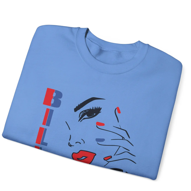 Bills Diva Crewneck Buffalo Sweatshirt Football Fan Crewneck - Bold Printed Tees