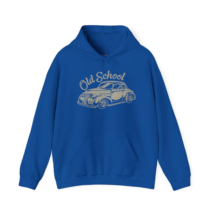 Old School Classic Car Hoodie | Vintage Retro Car Lover Pullover Sweatshirt - Bold Printed Tees
