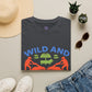 "Wild and Free Just Like the Sea" Beach Adventure Tee - Bold Printed Tees
