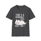 Funny Cat Quote T-Shirt “That’s a Horrible Idea, What Time?” Cat Lovers Tee, Humorous Gift for Pet Owners - Bold Printed Tees