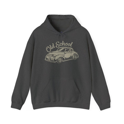 Old School Classic Car Hoodie | Vintage Retro Car Lover Pullover Sweatshirt - Bold Printed Tees