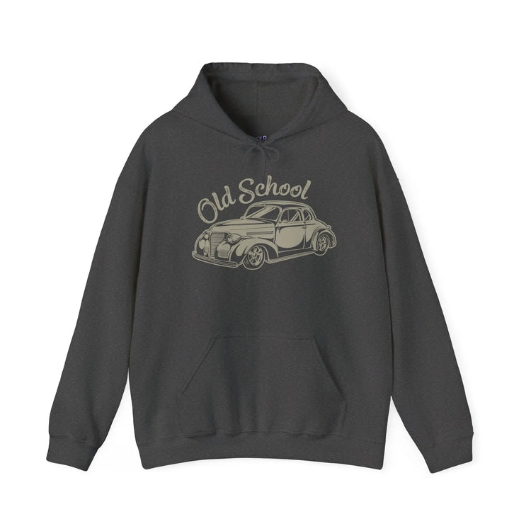 Old School Classic Car Hoodie | Vintage Retro Car Lover Pullover Sweatshirt - Bold Printed Tees