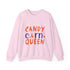 Candy Corn Queen Halloween Sweatshirt Fall Cozy Crewneck - Bold Printed Tees