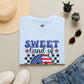 Sweet Land of Liberty T-Shirt Patriotic American Flag Graphic Tee - Bold Printed Tees