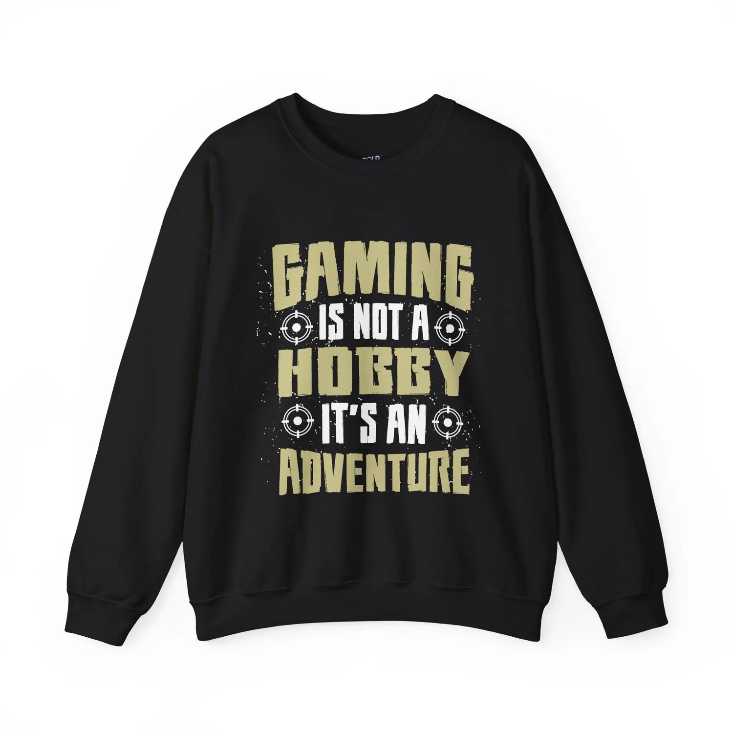 Gaming Adventure Sweatshirt “Gaming Is Not a Hobby It’s an Adventure” Crewneck, Funny Gamer Gift, Cozy Video Game Apparel - Bold Printed Tees