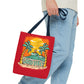Good Vibes Beach Palm Tree Tote Bag - Bold Printed Tees