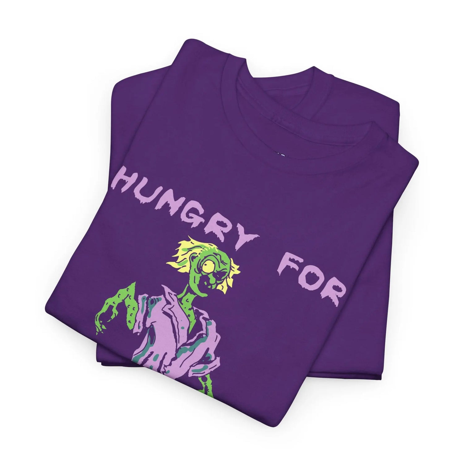 Hungry For Your Brains – Funny Zombie Halloween Shirt for Spooky Season - Bold Printed Tees