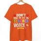 Dont Make Me Use My Teacher Voice Shirt Funny Teacher T Shirt - Bold Printed Tees