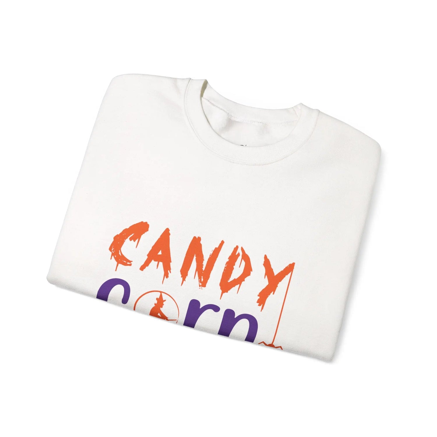 Candy Corn Queen Halloween Sweatshirt Fall Cozy Crewneck - Bold Printed Tees