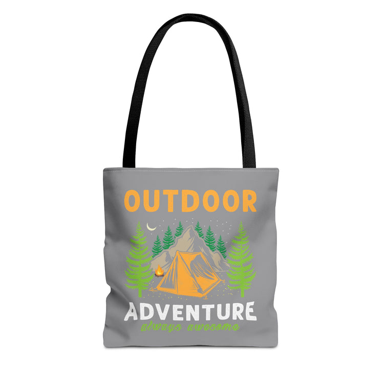 Outdoor Adventure Tote Bag Camping Design - Bold Printed Tees
