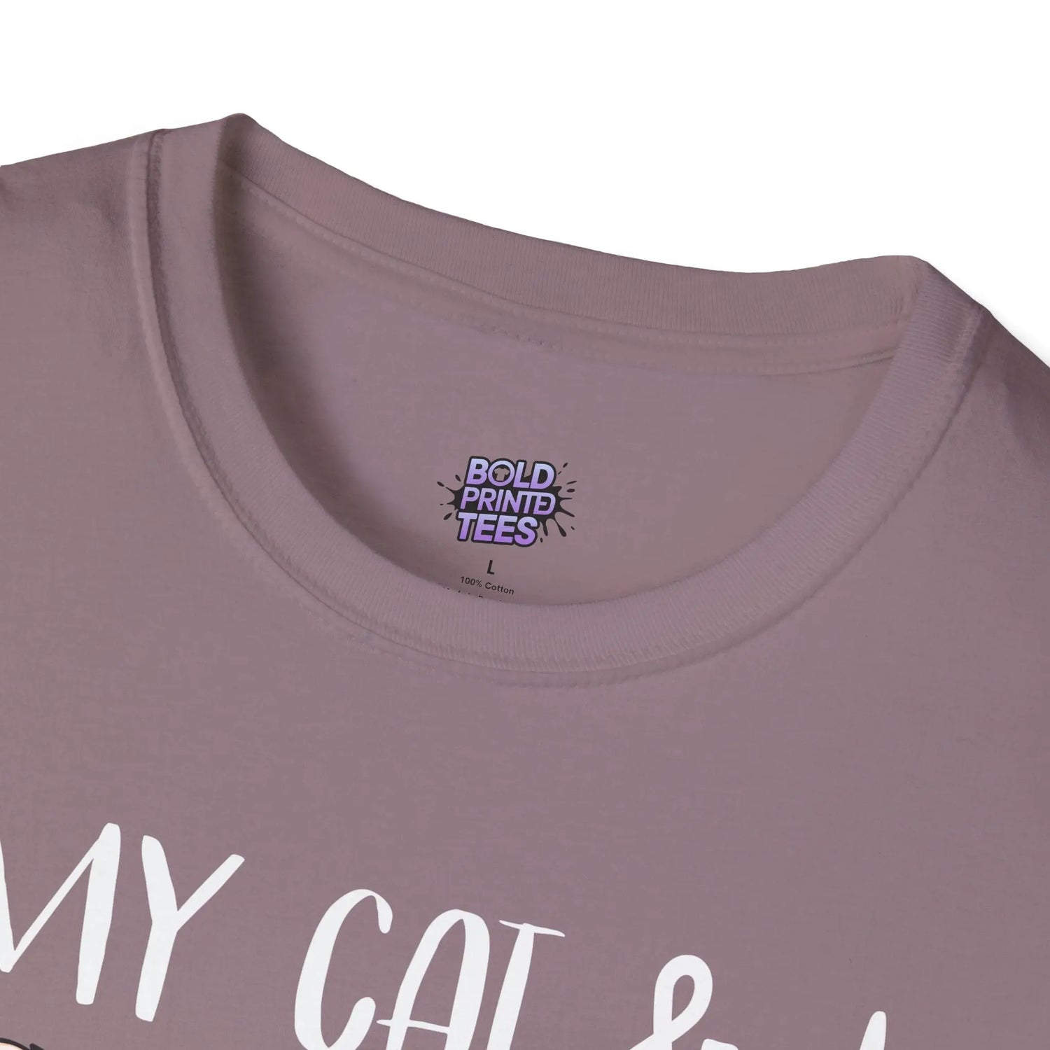 My Cat & I Talk Shit About You T-Shirt Funny Cat Lover Gift, Pet Parent Humor Tee - Bold Printed Tees