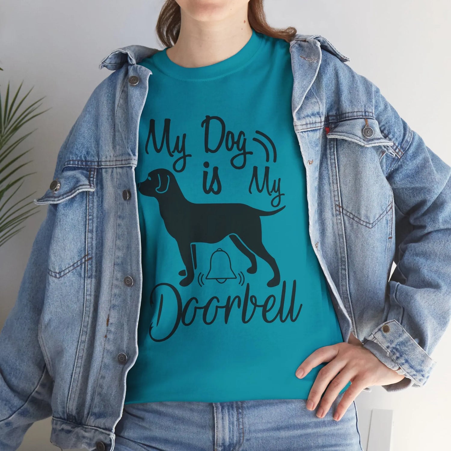 My Dog Is My Doorbell Shirt Funny Dog Lover T Shirt Pet Owner - Bold Printed Tees