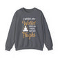 Funny Thick Thighs Wallet Sweatshirt, Cozy Casual Wear, Humor, Unisex Crewneck