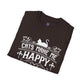 Cats Make Me Happy T-Shirt – Funny Cat Lover Tee, Gift for Cat Owners, Humorous Unisex Graphic Shirt