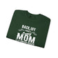 Funny Crazy Mom Crewneck | Back Off I Have a Crazy Mom Quote Crewneck Sweatshirt - Bold Printed Tees