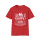 Cats Make Me Happy T-Shirt Funny Cat Lover Tee, Gift for Cat Owners Graphic Shirt - Bold Printed Tees