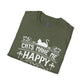 Cats Make Me Happy T-Shirt – Funny Cat Lover Tee, Gift for Cat Owners, Humorous Unisex Graphic Shirt
