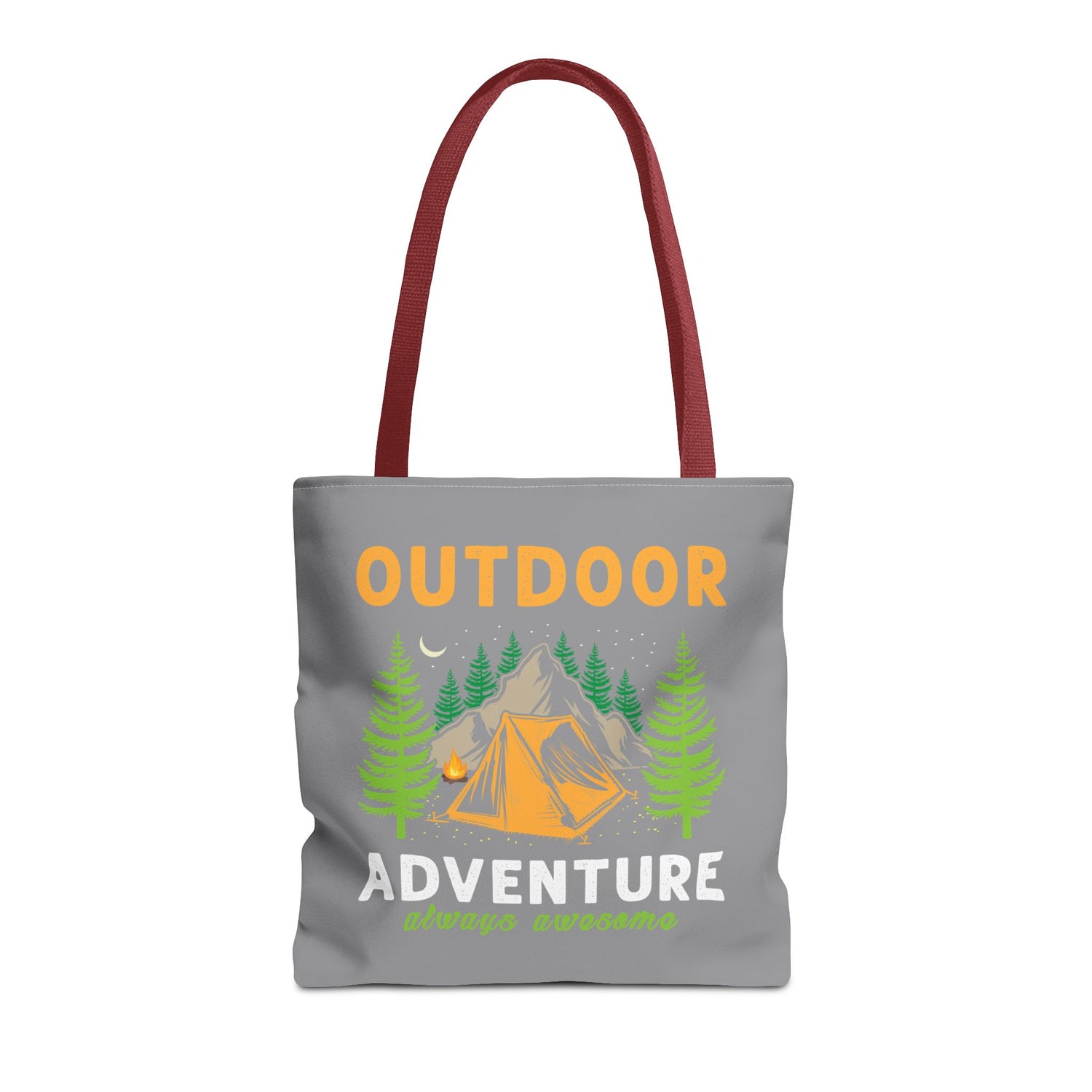Outdoor Adventure Tote Bag Camping Design - Bold Printed Tees