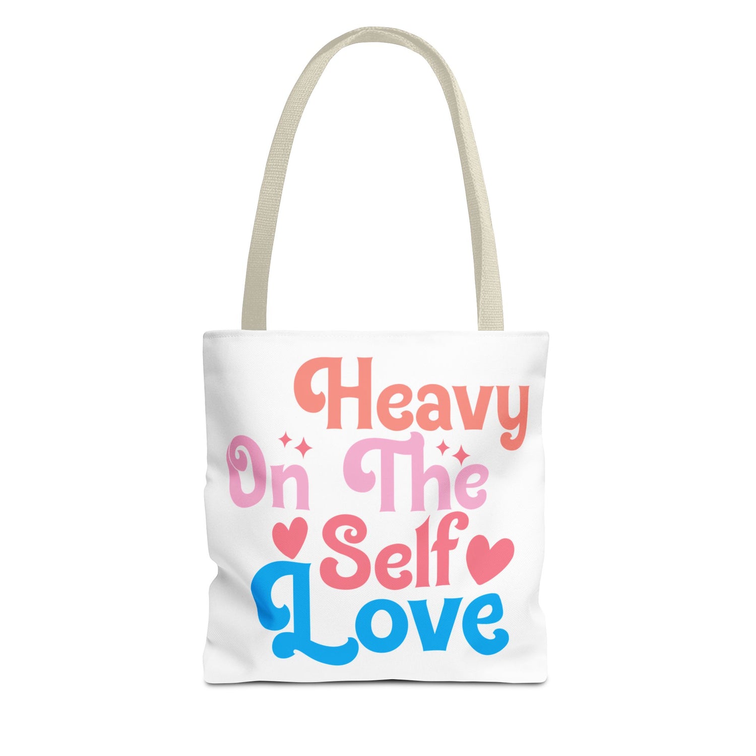 Tote Bag “Heavy On The Self Love" - Bold Printed Tees