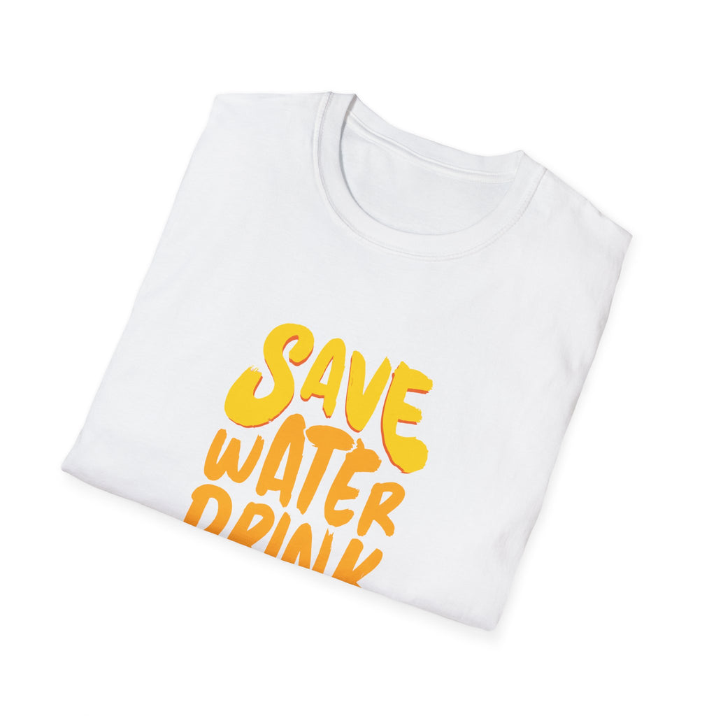 Save Water Drink Beer T-Shirt, Funny Gift for Beer Lovers, Unisex Graphic Tee,