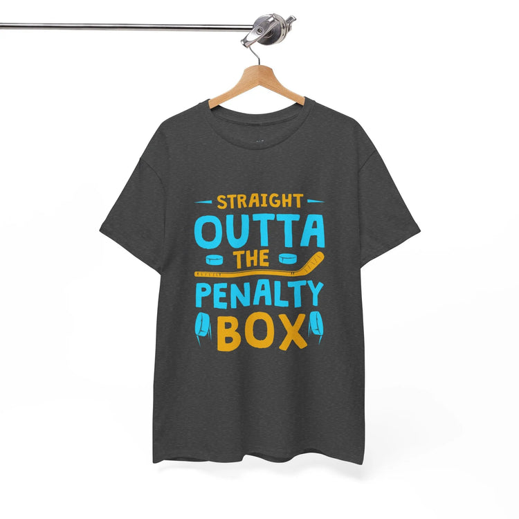 Straight Outta The Penalty Box Hockey Lover T-Shirt Printify