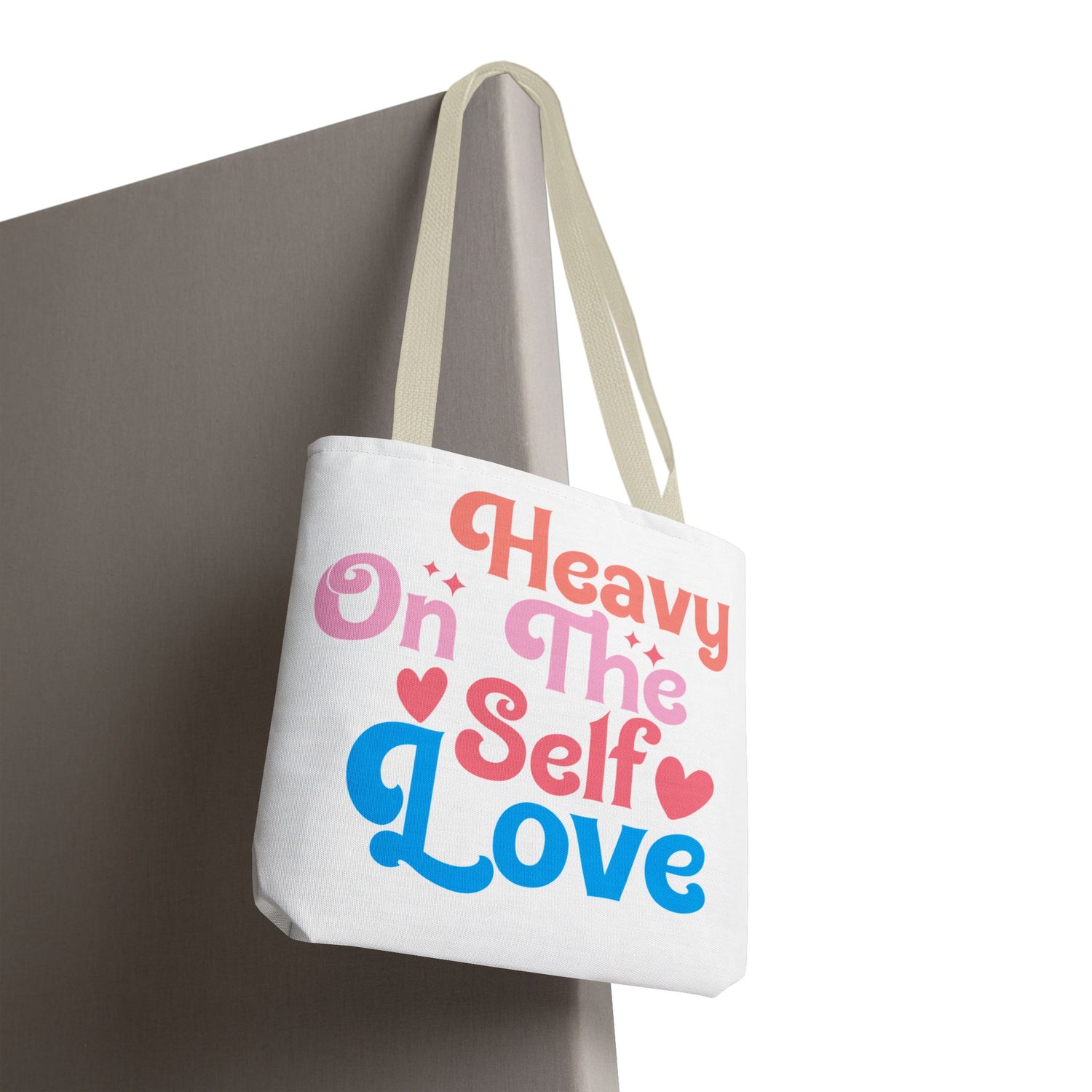Tote Bag “Heavy On The Self Love" - Bold Printed Tees