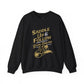 Saddle Up and Follow Your Dream Western Cowboy Crewneck Sweatshirt | Inspirational Sweatshirt - Bold Printed Tees