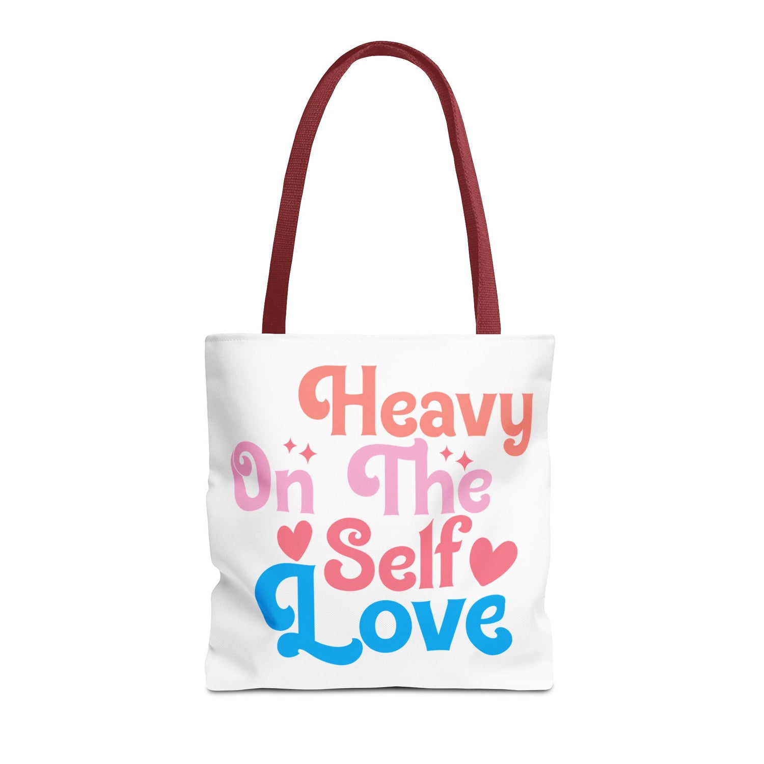 Tote Bag “Heavy On The Self Love" - Bold Printed Tees