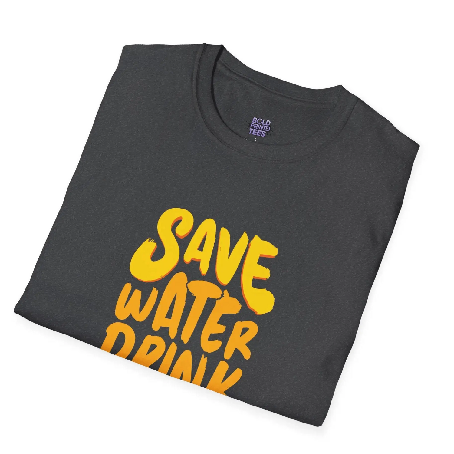 Save Water Drink Beer T-Shirt Funny Beer Lover Gift, Unisex Party Tee - Bold Printed Tees