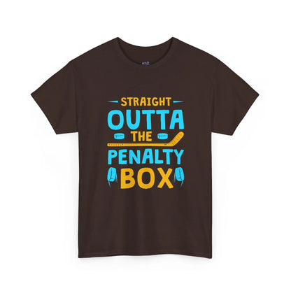 Straight Outta The Penalty Box Hockey Lover T-Shirt Printify