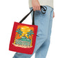 Good Vibes Beach Palm Tree Tote Bag - Bold Printed Tees