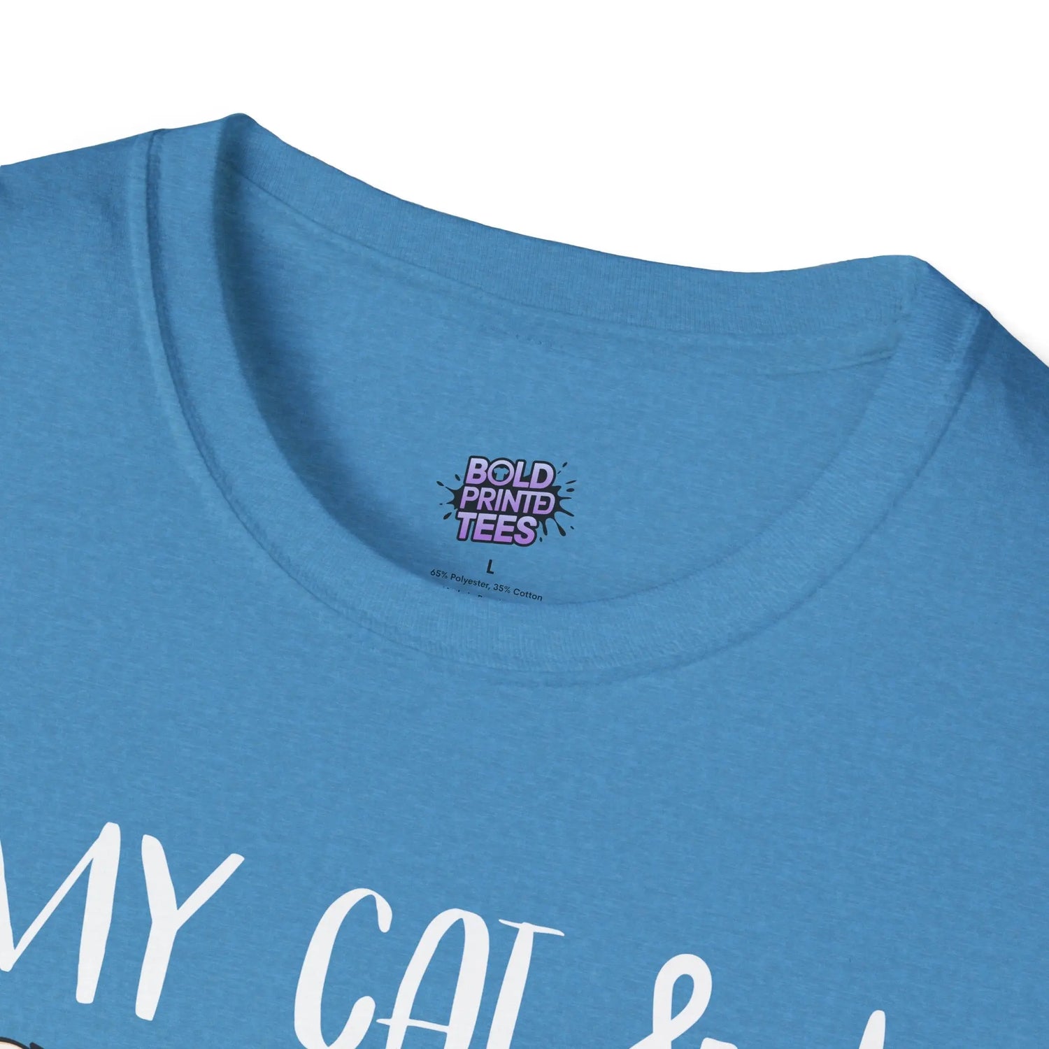 My Cat & I Talk Shit About You T-Shirt Funny Cat Lover Gift, Pet Parent Humor Tee - Bold Printed Tees