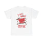 “ I Need More Coffee “ Funny Cute Unisex Heavy Cotton Graphic Tee