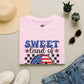 Sweet Land of Liberty T-Shirt Patriotic American Flag Graphic Tee - Bold Printed Tees