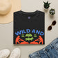"Wild and Free Just Like the Sea" Beach Adventure Tee - Bold Printed Tees