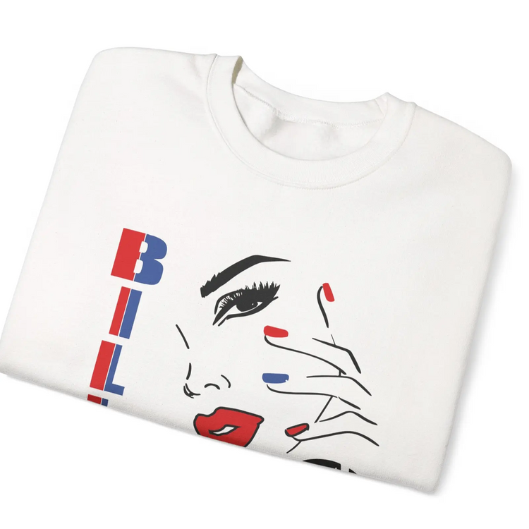 Bills Diva Crewneck Buffalo Sweatshirt Football Fan Crewneck - Bold Printed Tees