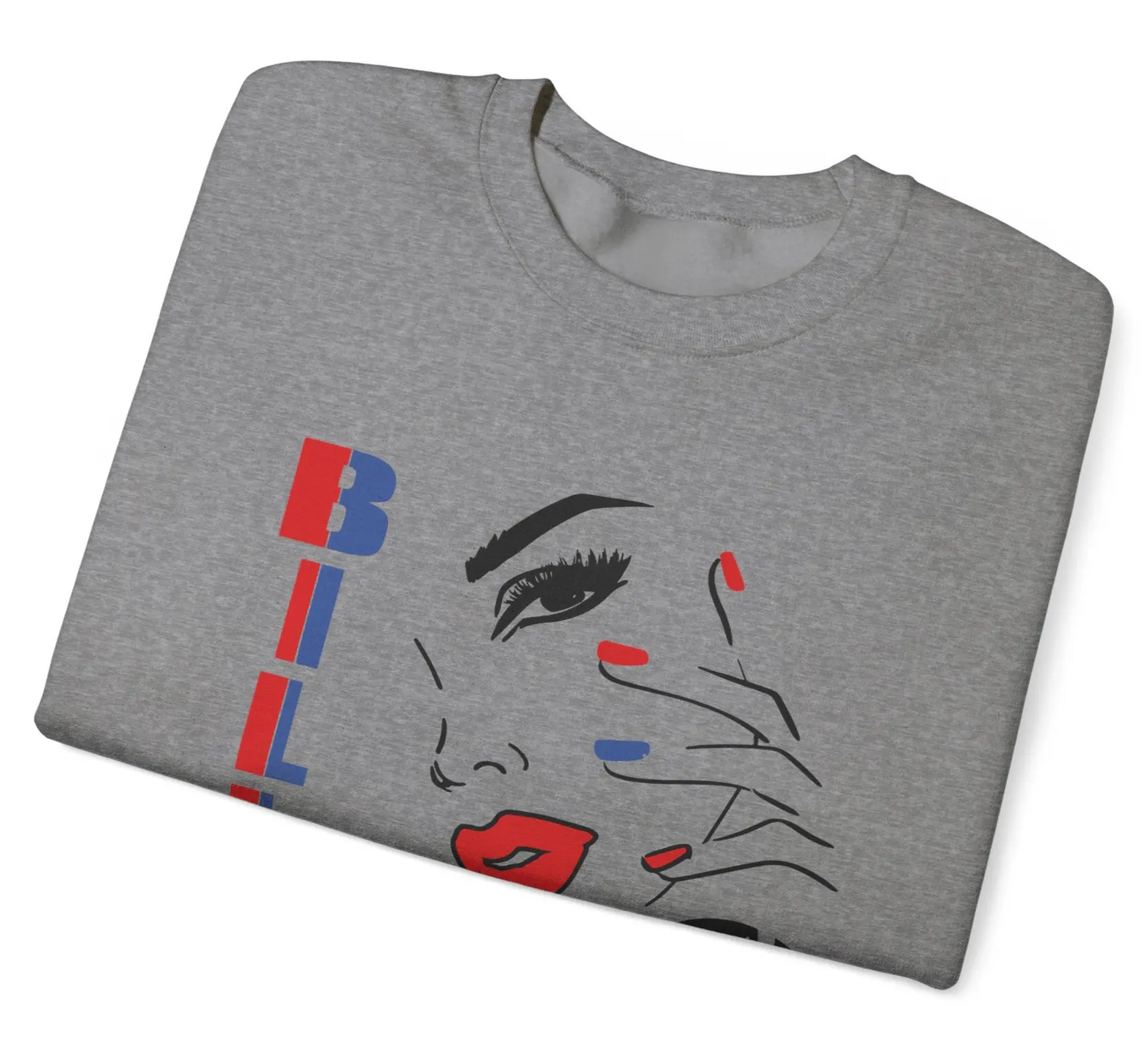 Bills Diva Crewneck Buffalo Sweatshirt Football Fan Crewneck - Bold Printed Tees